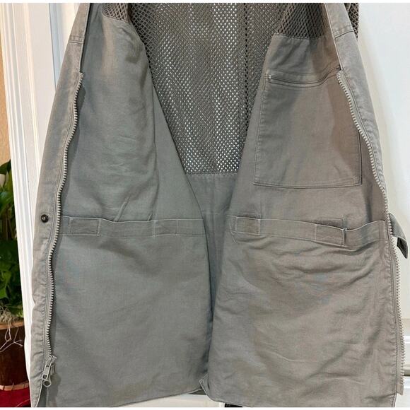 Vintage Domke Photogs Green Canvas Photography Safari Utility Vest Large EUC - Picture 3 of 10